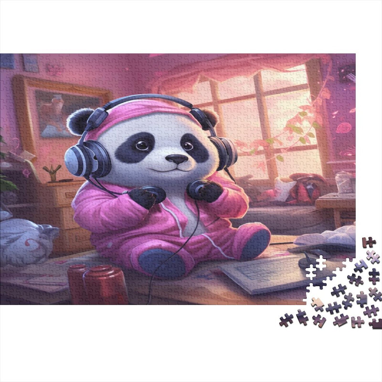 Puzzle, Nadmuchiwany Bałwan Dla Dorosłych Zabawa Niebieski Bałwan Puzzle Jigsaw Edukacja Domowa Gra Zabawka Intelektualna Gra Zabawka Antystresowa/Style-5/1000Pcs (75X50Cm)