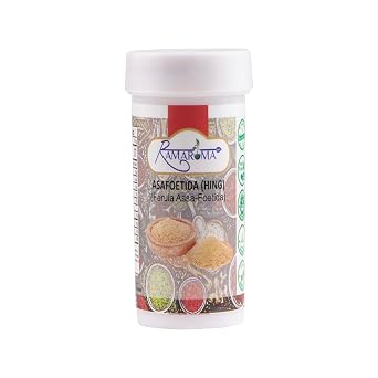 Ramaroma Asafetida Hing Ground 0.35oz 10g All Natural | Salt Free | Vegan | Non-GMO | Asafoetida Indian Spice | الأفضل لبديل ثوم البصل