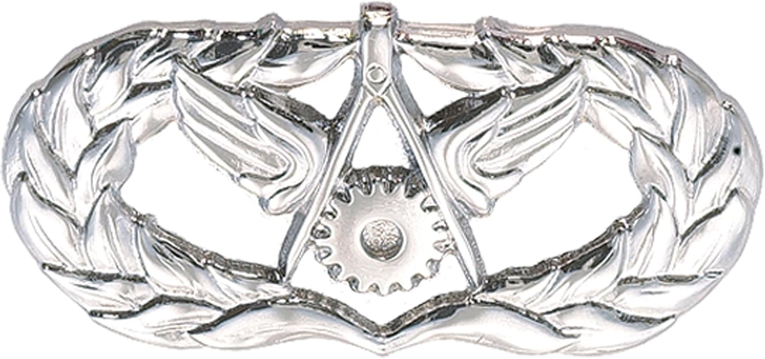 MEDALS OF AMERICA EST. 1976 Air Force Civil Engineer Badge Mirror Finish