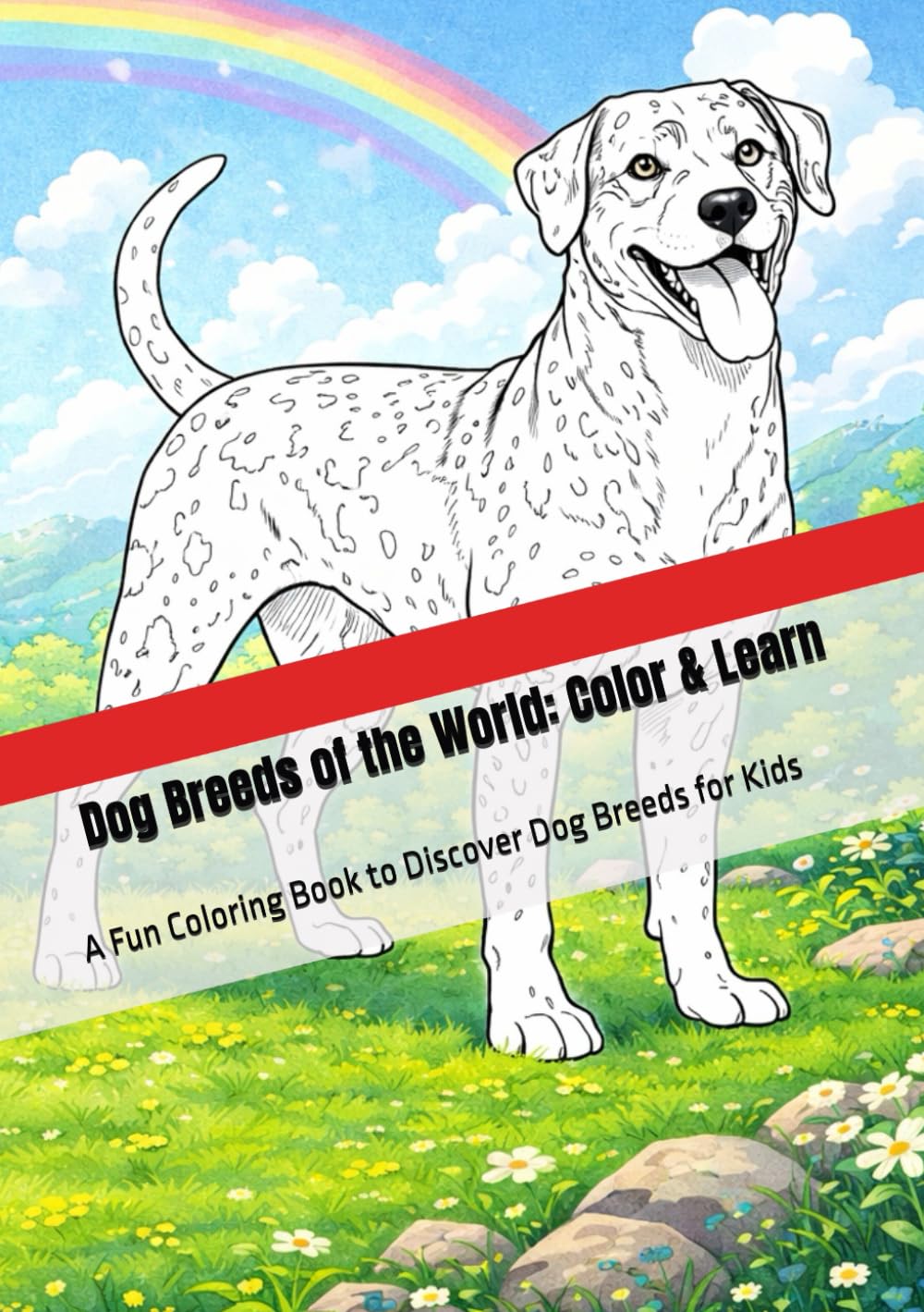 Dog Breeds of the World: Color & Learn: A Fun Coloring Book to Discover Dog Breeds for Kids