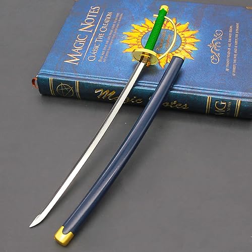 Miniatura 3 de Llavero de espada de anime, mini llavero japonés Katana Samurai, regalo para fanáticos de armas pequeñas