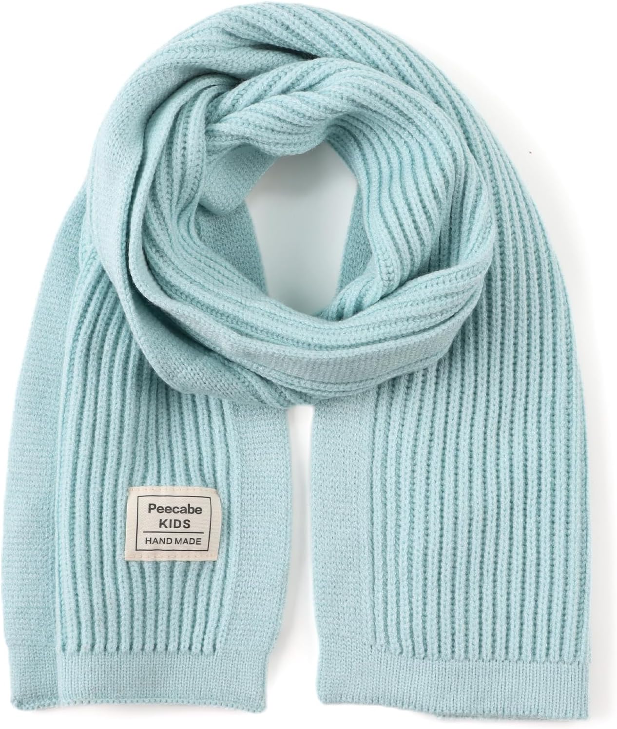 Peecabe Kids Scarf Soft Warm Knit Neck Warmer Winter Classic Scarf for Boys Girls