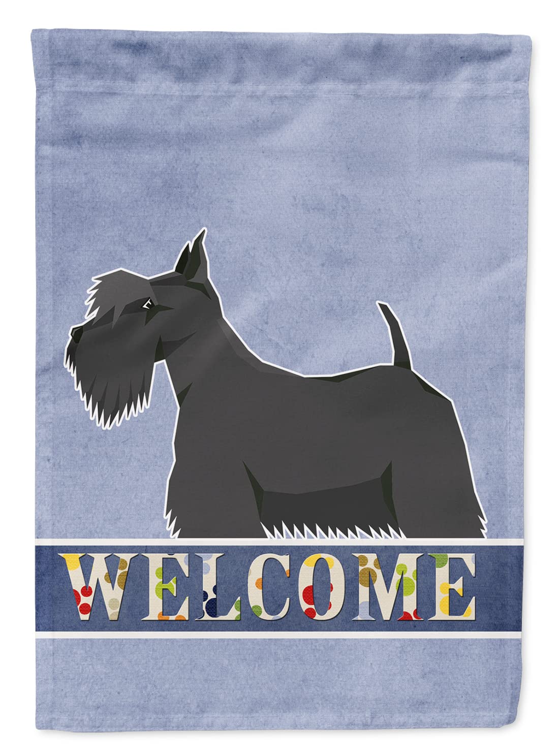 Drapeau de bienvenue Scottish Terrier en toile taille XL par Caroline's Treasures
