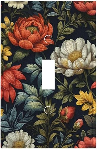 Vista 57 de Decorativo Arte Interruptor de Luz Cubiertas de Pintura al óleo Estilo Flores Placa de Pared de Interruptor de Interruptor Decorativo Placa