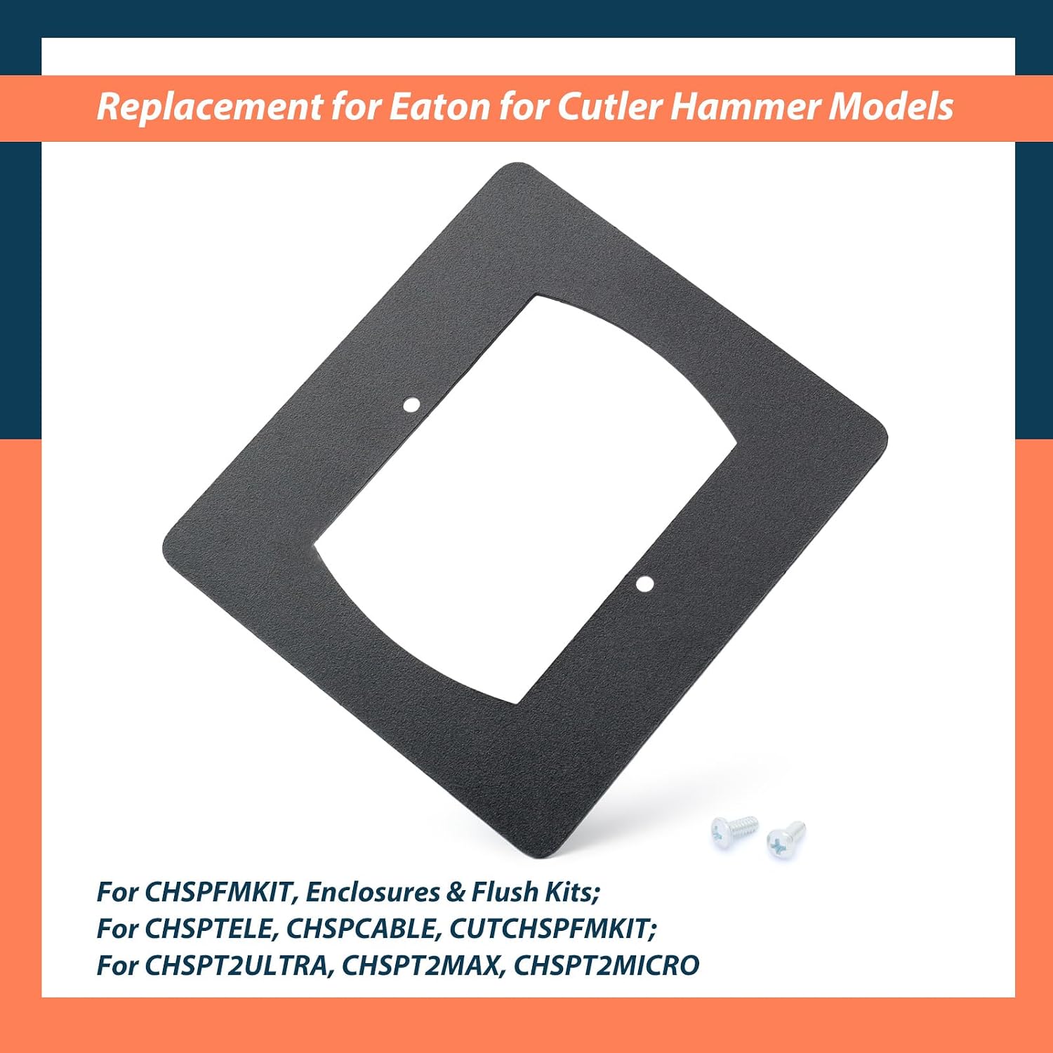 for Whole House Surge Protector Flush Flat Mount Kit Applies to CHSPFMKIT Compatible with Eaton Cutler Hammer CHSPF Series Electrical Panels Enclosures & Flush Kits