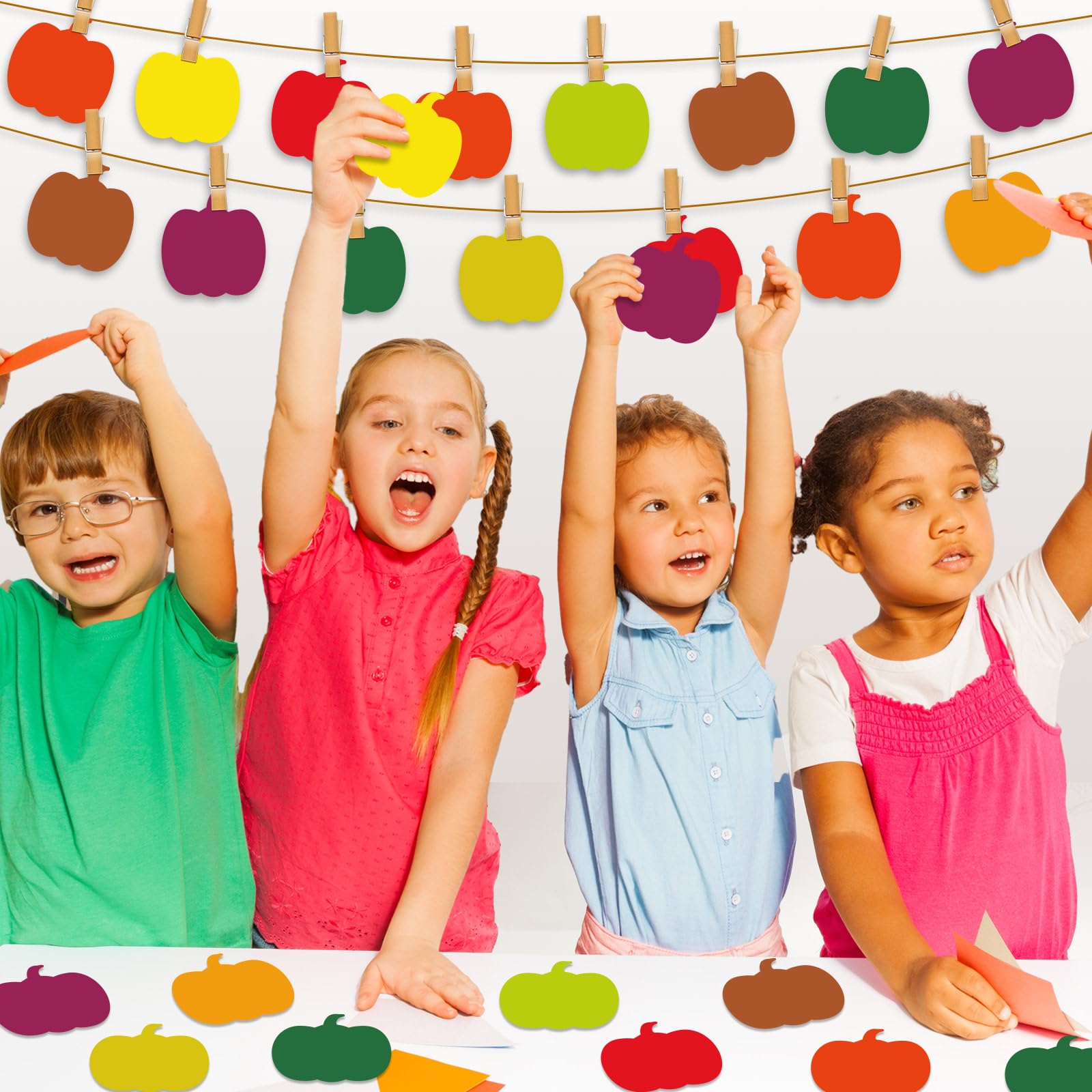 Snapklik.com : 108 Pcs 3.5 Inch Pumpkin Cutouts For Bulletin Board Fall ...