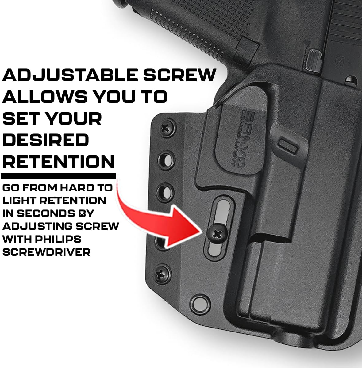 Springfield Hellcat Holster - OWB Holster for Concealed Carry/Custom fit to Your Gun - Springfield Armory - Outside the Waistband - Comfort and Concealment - EDC