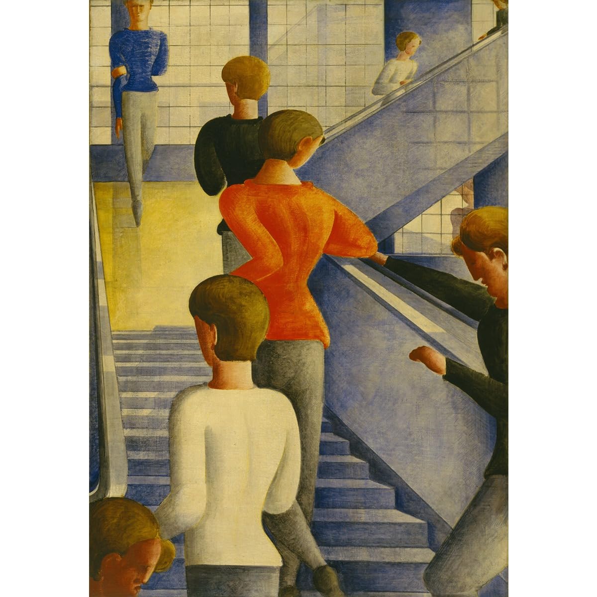 Bauhaus Stairway impression toile Oskar Schlemmer 61x45 - 2