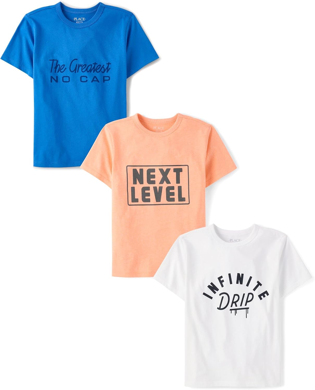 The Children's Place Boys The Children's Place Boys Short Sleeve Graphic T- Shirt 3-Pack