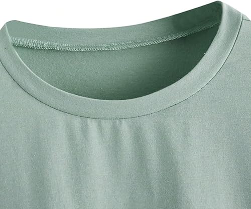 Miniatura 3 de SOLY HUX Camisetas de Gran Tamaño para Mujer Camisetas Gráficas Casuales Vintage Tops de Verano Camisas de Media Manga