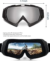 Vista 6 de KEMIMOTO Gafas de motocross y ATV/UTV con protección anti UV