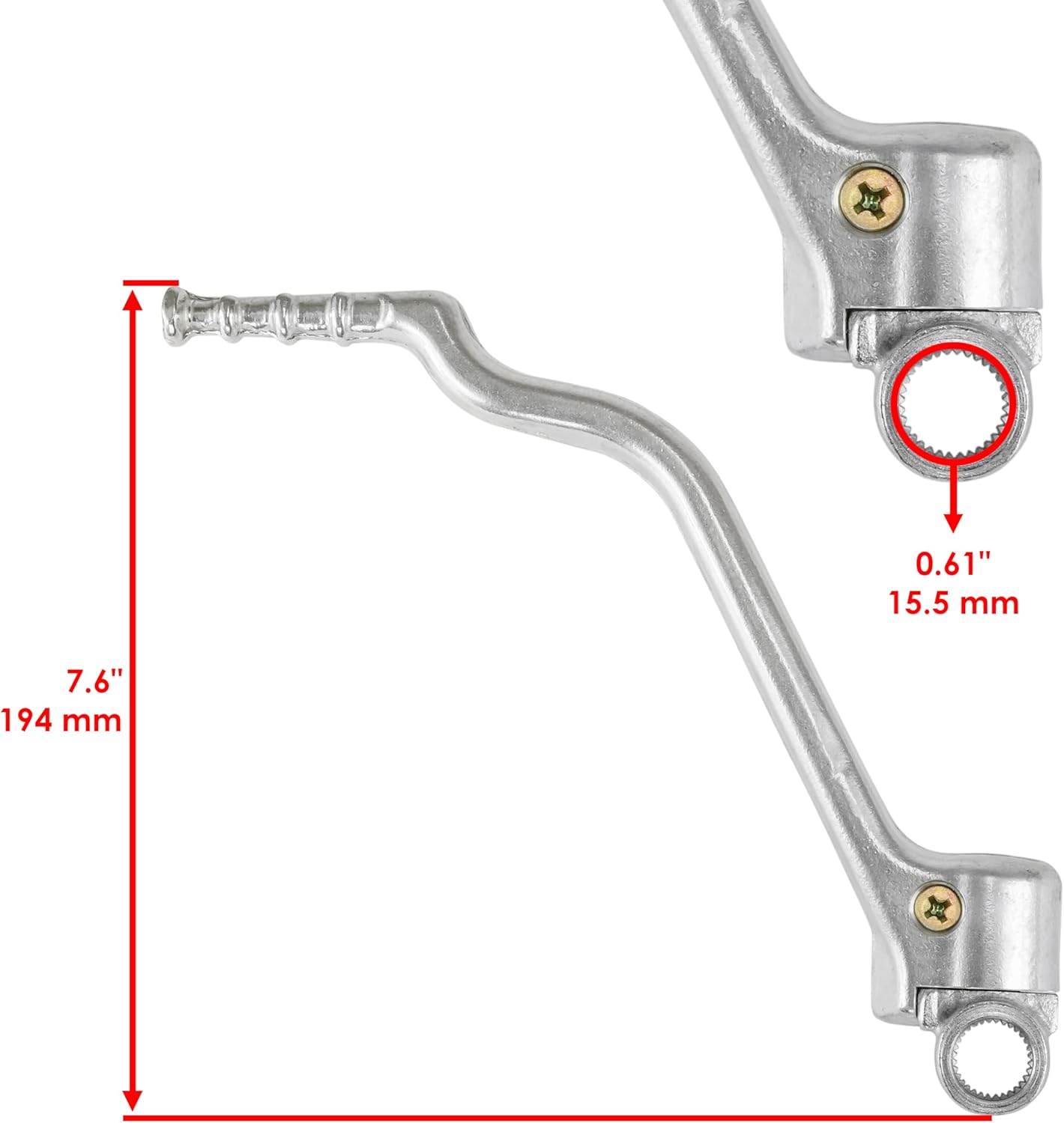 Caltric Kick Start Compatible with Yamaha 5Nx-15620-20-00 5Nx-15620-11-00
