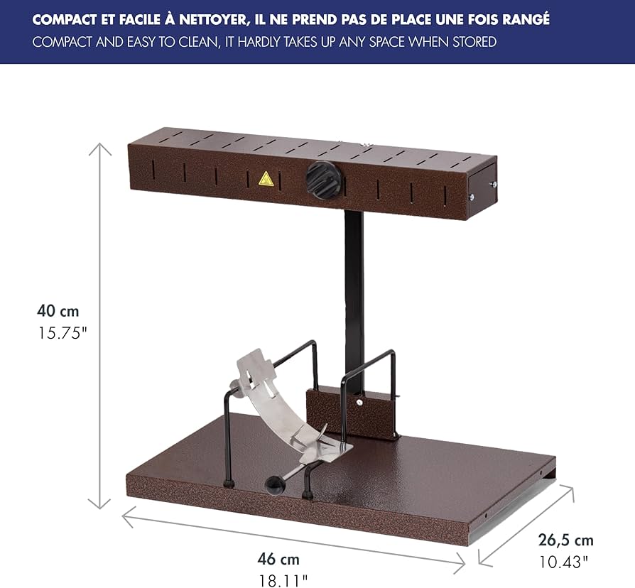 電気式チーズラクレットヒーター　調理器具 LALPAGE ＲＡＣＬ０２　ブラウン ラクレットチーズヒーター調理器具 LALPAGE RACL02ブラウン
