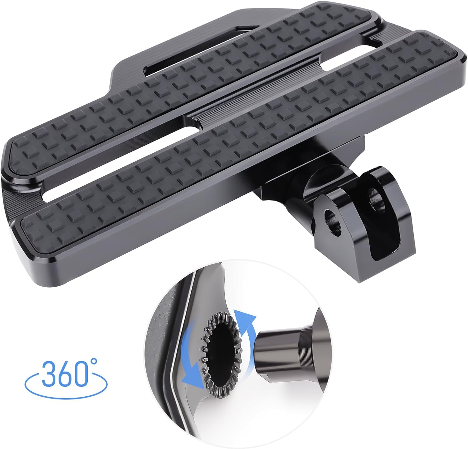 360° Adjustable Highway Pegs CNC Aluminum Front Footrests for Honda Rebel 300 500 CMX300 CMX500 2017-2025