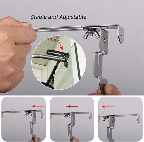 Miniatura 5 de LSXLSD Fast 36 pares de espacio para zapatos, organizador para colgar en la puerta, organizador de estante colgante de zapatos montado en la pared,