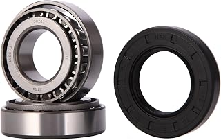 XiKe 1 Set Fits for 25mm Axles Trailer Wheel Hub Bearings Kit, 30205 Bearings and Seal TC 30x52x10mm, Rotary Quiet High Speed and Durable for Tapered Roller Bearings.