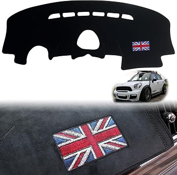 Dashboard Dash Board Cover Mat Pad Carpet Non-Slip Custom Compatible with BMW Mini Cooper R F Series Protector Sun Shield R60 R61