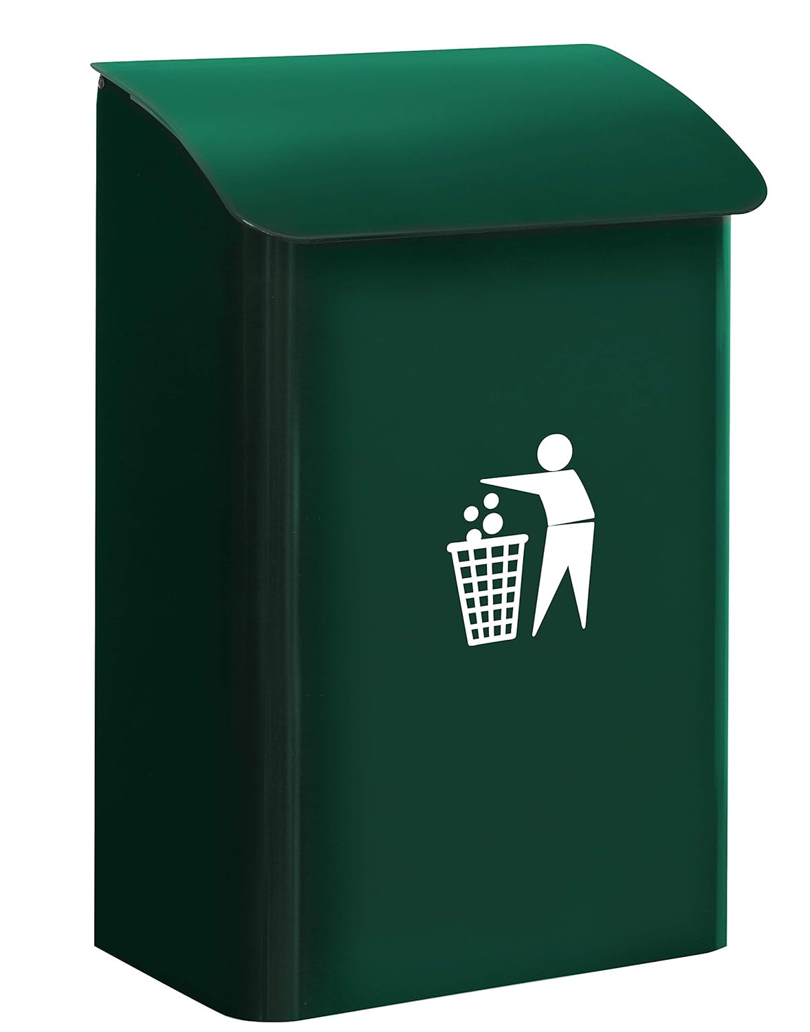 Arregui M283312 E-6101 Wall-Mounted Bin, Colour: White