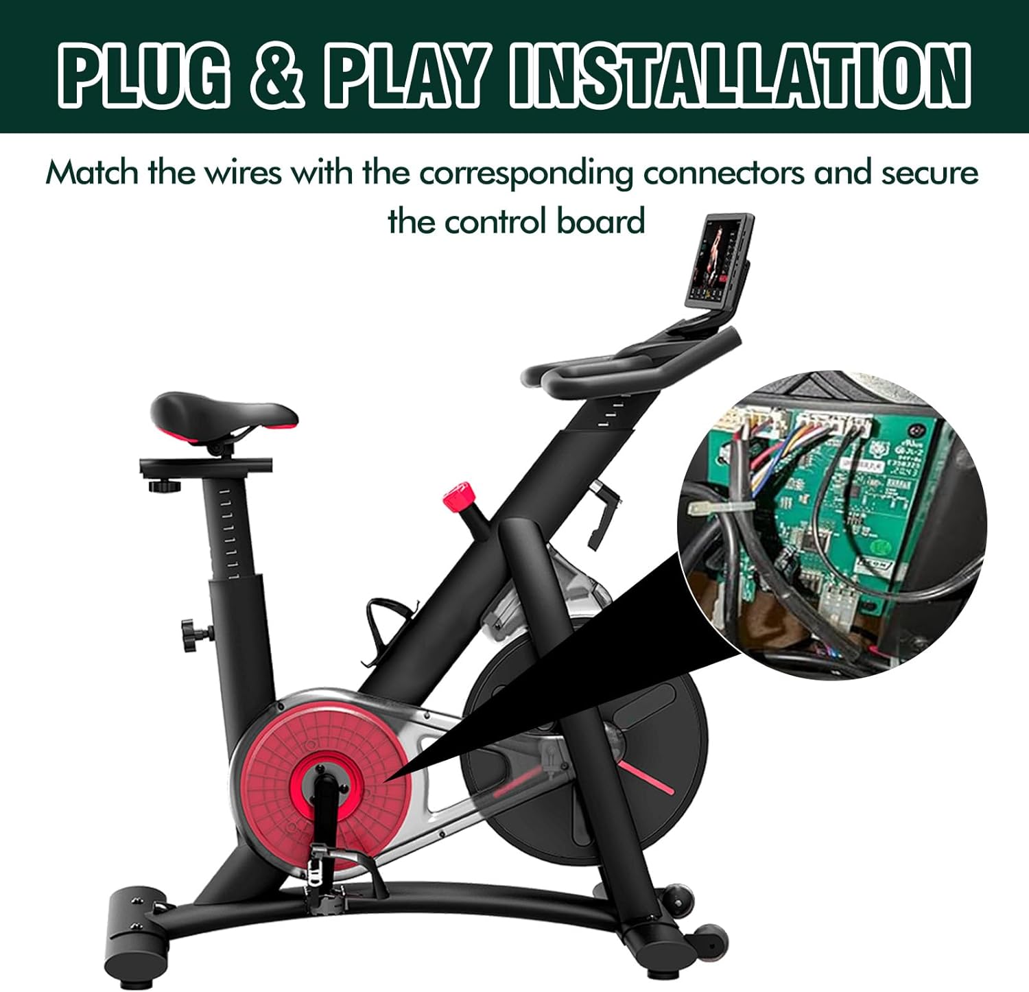 430157 Exercise Bike Control Board forNordictrack S22i & forNordictrack X24, Motor Control Board Replacement fornordic Track S22I S15I Stationary Bike, for Select Elliptical Machines 430156 430157