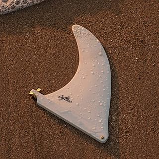 Deflow Cream longboard fin 8" - white
