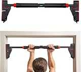 Sunny Health & Fitness Adjustable Doorway Chin Up/Pull Up Bar, Adjust