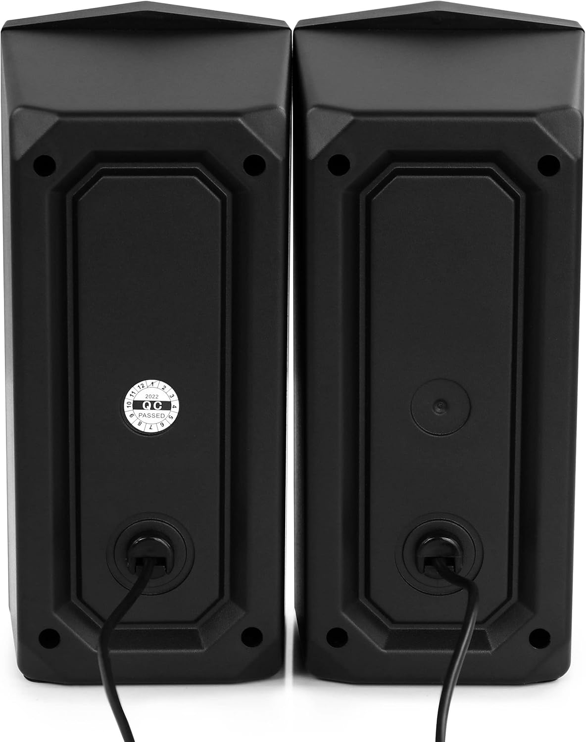 beFree Sound 2.0 Computer Gaming Speakers with LED RGB Lights