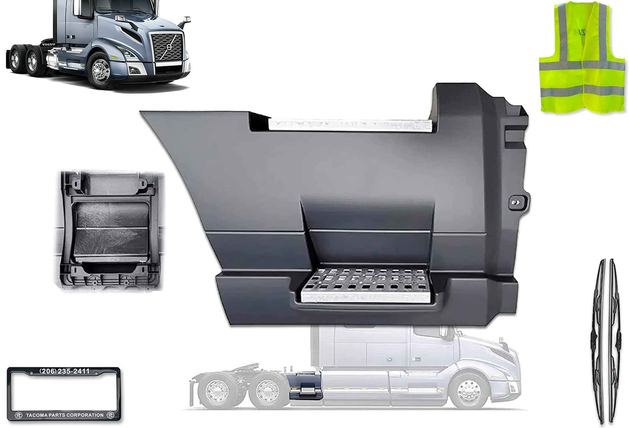 Amazon.com: Kozak Replacement Rear Step Side Fairing Panel Right 