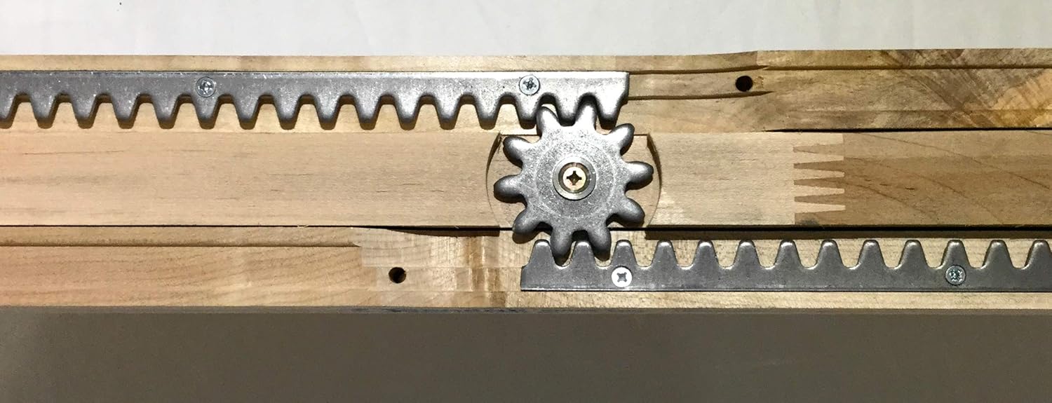 Osborne Wooden Standard Equalizer Table Slide Set, 50" Table Slide (Allows for 49" Opening), Table Extension Slides for Large Tables, Supports 5-Legged Tables