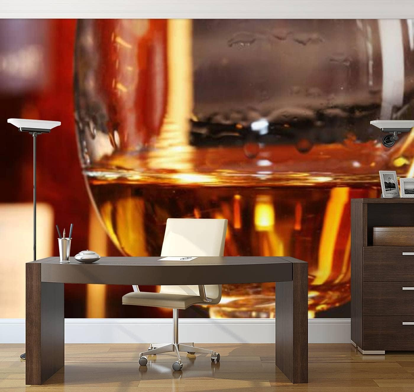 Vaso De Whisky Mural De Pared, Foto De Pared 3D Pelar Y Pegar Papel Pintado Autoadhesivo, Pegatina Decoración Del Hogar Fondo De Tv Pintura De Pared Artística Grande Carteles De-109091237258