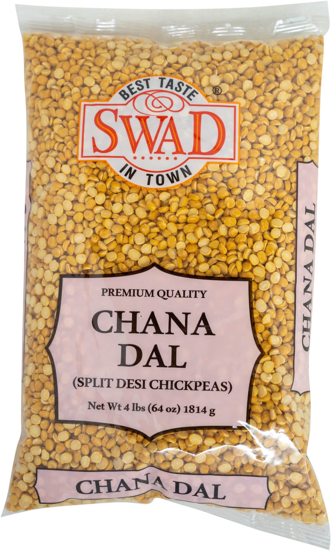 Swad Chana Dal (Split Desi Chickpeas), 4 Pound
