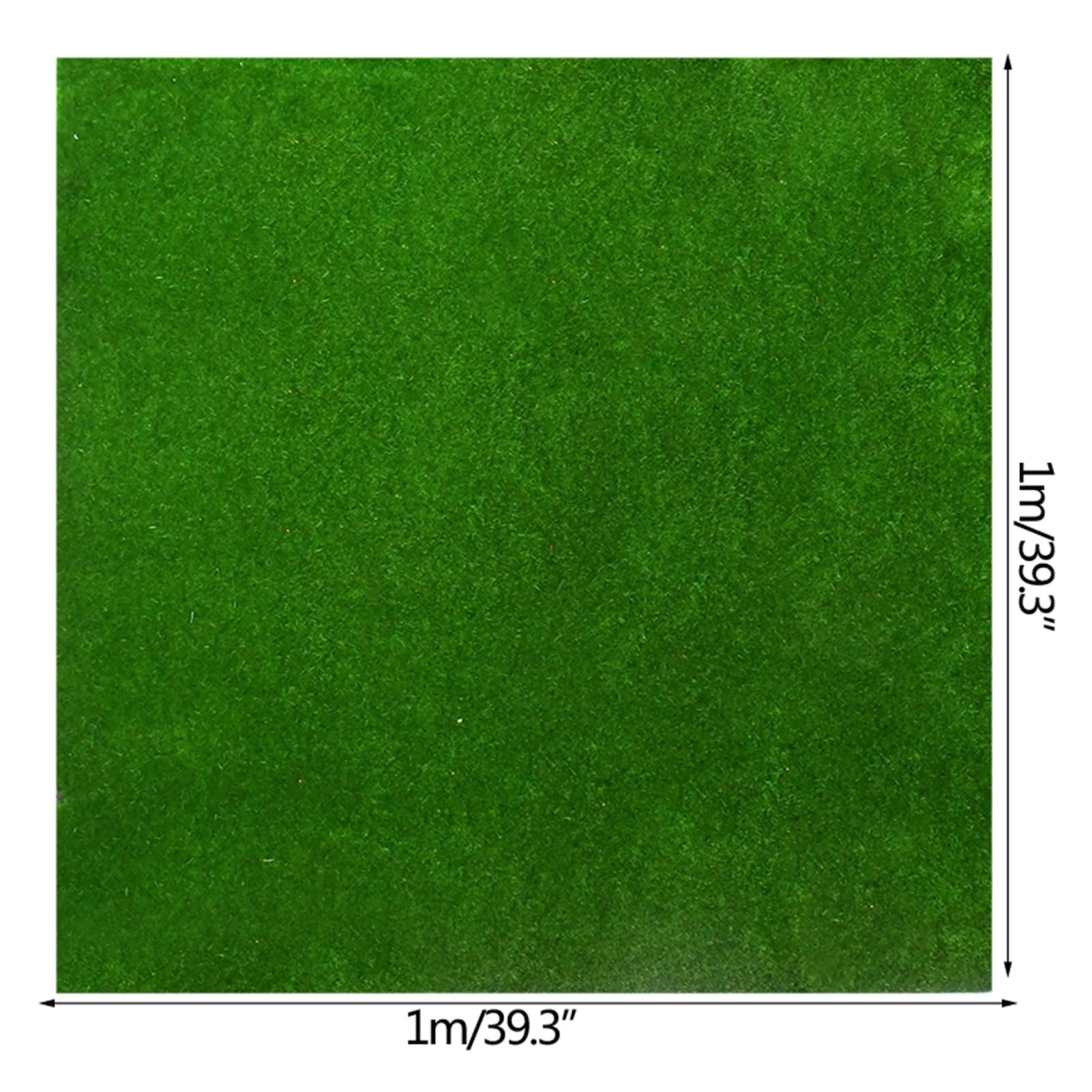 Muschio artificiale 1x1m Piante verdi da parete, for patio Giardino di casa Patio Decorazione fai te (J)