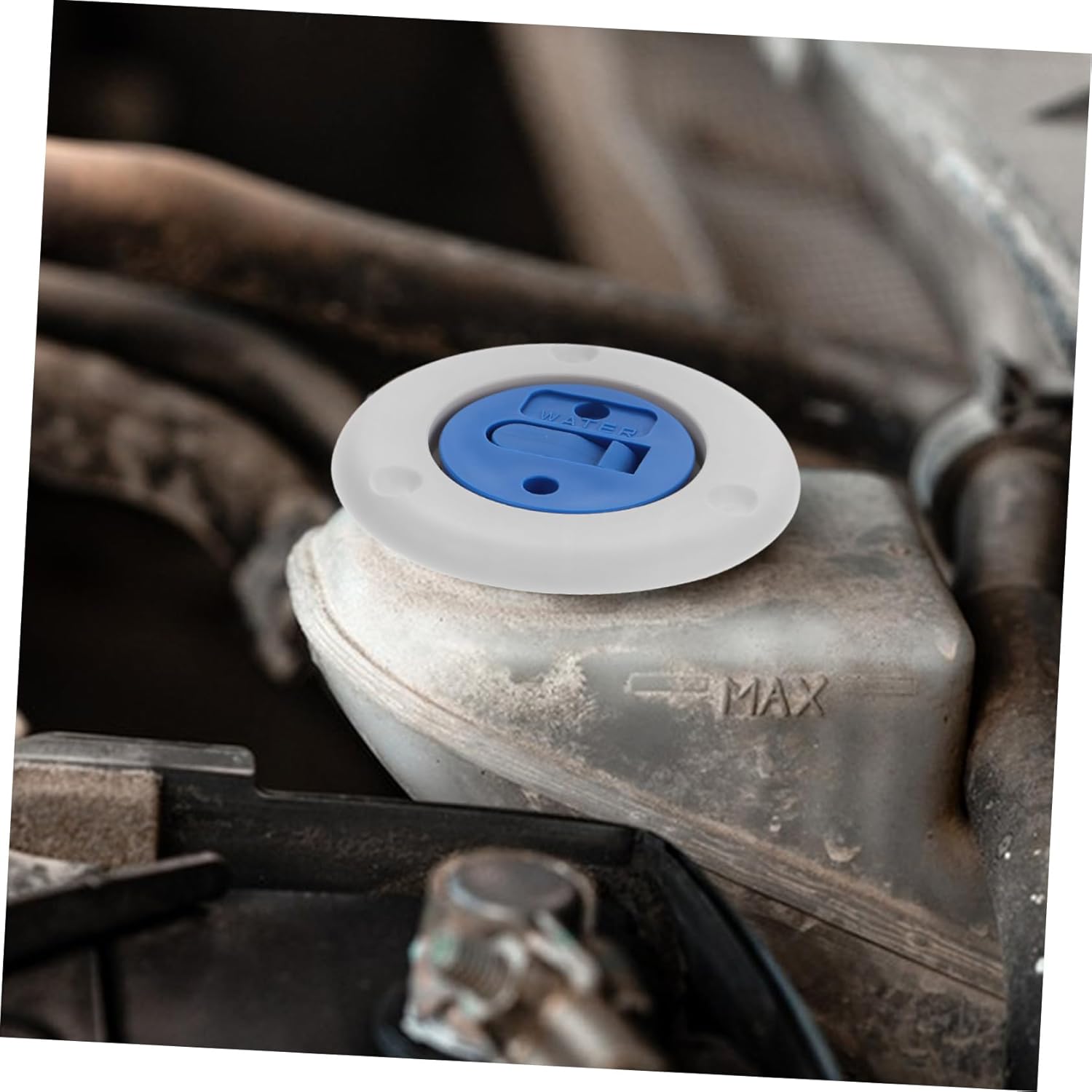 Cabilock 5pcs Rv Water Fill Inlet Cap Water Inlet Connection for Trailers Campers and Yachts Stylish White and Black Design for Easy Refueling