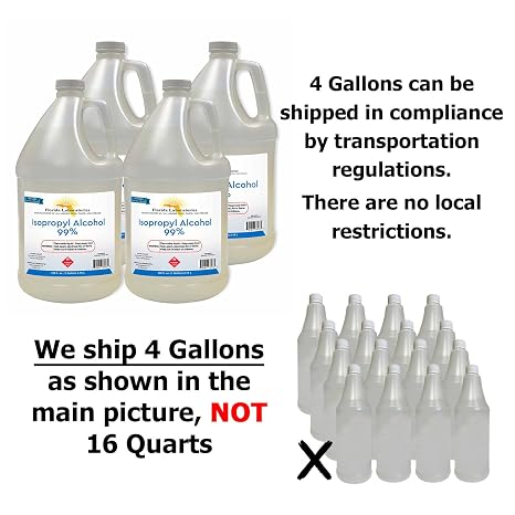 Evita Derm Isopropyl Alcohol Grade 99% Anhydrous 4 Gallon