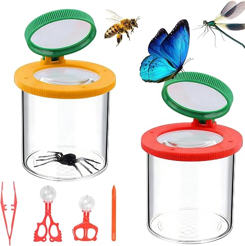 2 Ensembles Loupe pour Découverte Nature Enfant 