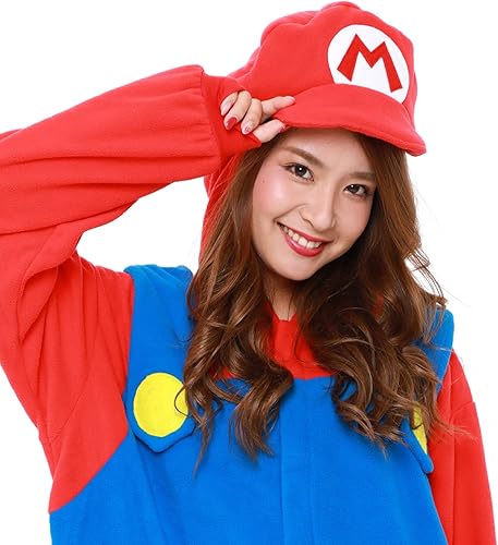 Vista 6 de Super Mario Bros Kigurumi Onesie (Mario)