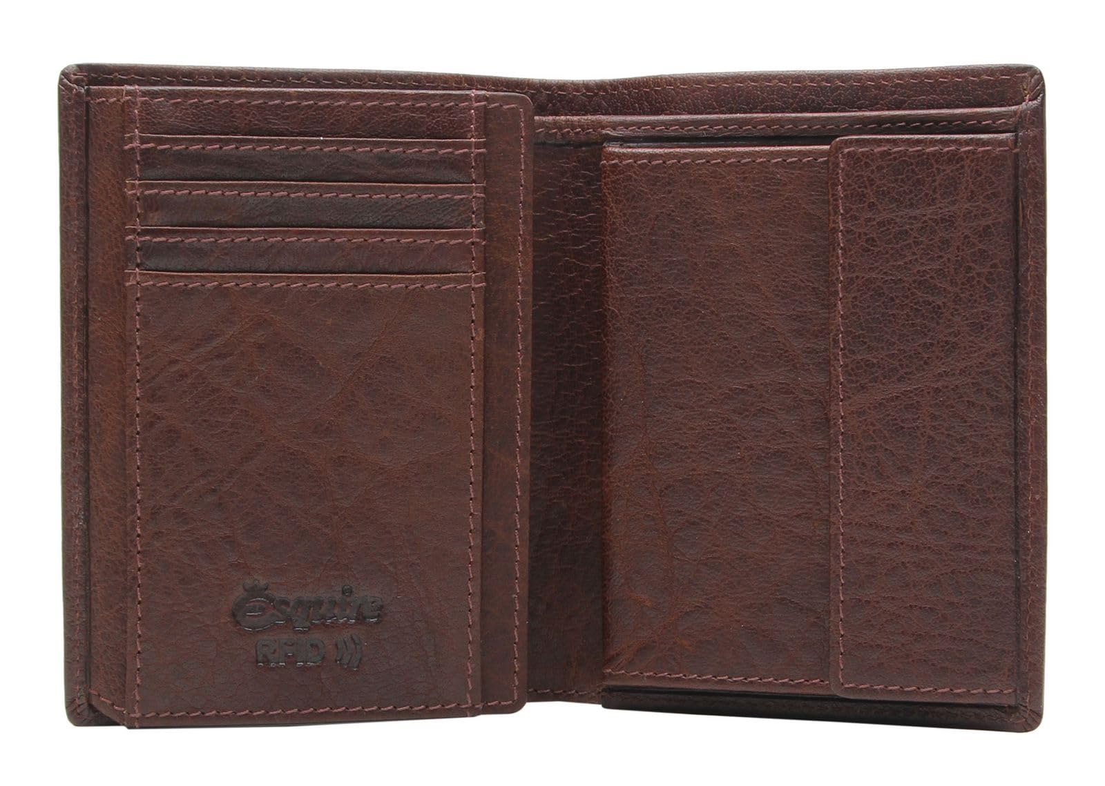 Esquire Monedero Buffalo 85 Wallet Brown marrón Oscuro