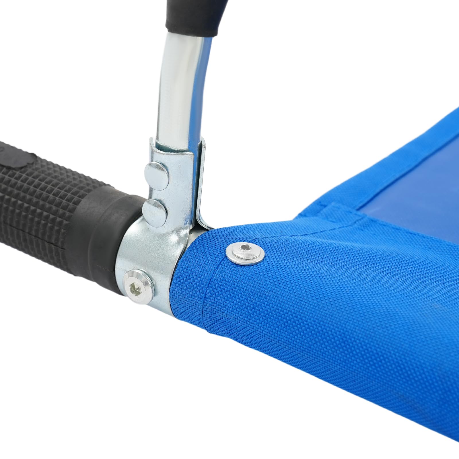 Krankentrage Rettungstrage Krankentrage Tragetuch mit Schnallen Klappbare Notfalltrage Professionelle Erste-Hilfe-Trage für Bergrettung und Ferntransport, 210 * 53 * 12 cm, bis 150kg (Blau)