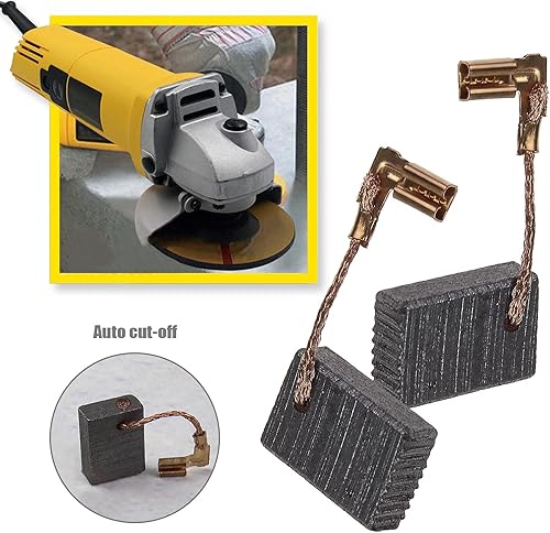 Miniatura 2 de 4 pares de cepillos de carbono CB325 194074-2 con corte automático 5x11x15-0.669 in compatibles con Makita 9553NB 9554NB 9555NB 9556NB 9557NB 9557NB