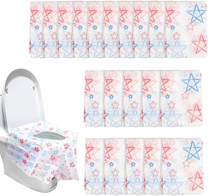 Dadabig 20 Pack Disposable Toilet Seat Cover, Large Size Potty Training