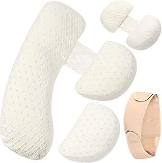 Wesiti 2 Pcs Pregnancy Pillow for Pregnant Women Sleeping and Adjustable Belly Band for Pregnant Women Maternity Body Pillow Support for Back, Hips, Legs, Side Sleeping Postpartum