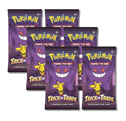 Pokemon 2023 Trick or Trade Gengar & Pikachu | 6 Mini Booster Packs