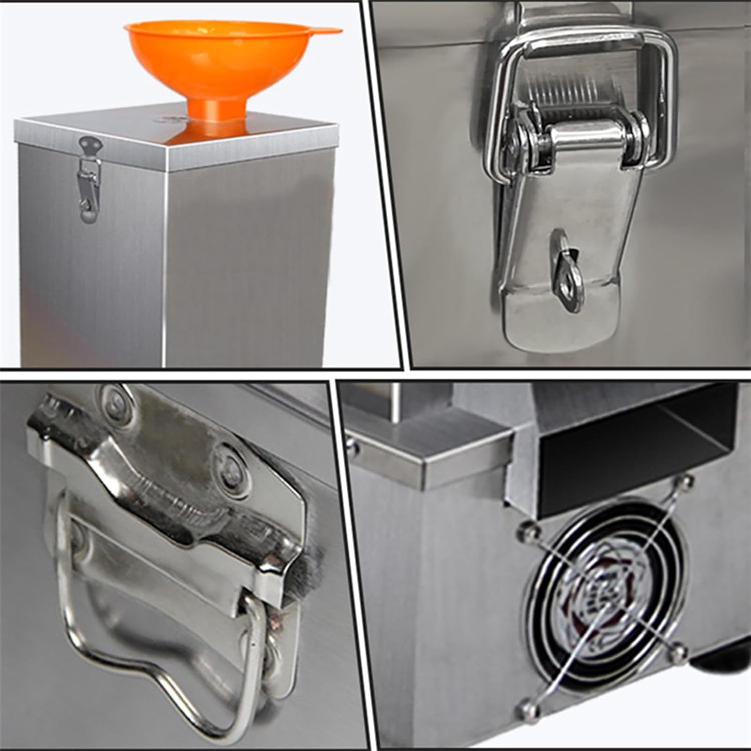 Electric Garlic Peeler Machine 220V 200W Thickened Stainless Steel Garlic Cloves Peeling Machine Automatic Powerful Garlic Separator for Restaurants