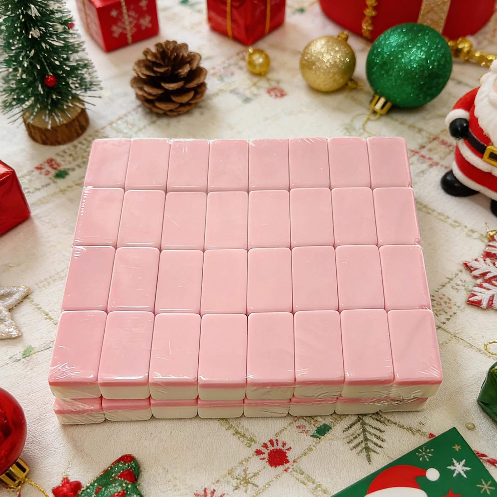 Générique Jeu de Blocs de Construction - Activité de Tri 64 Pièces | Jeu de tuiles de Mahjong - pour, Adolescents, Amis, camarades de Classe, fête en Appartement, Salle de Cours, Salon, dortoir