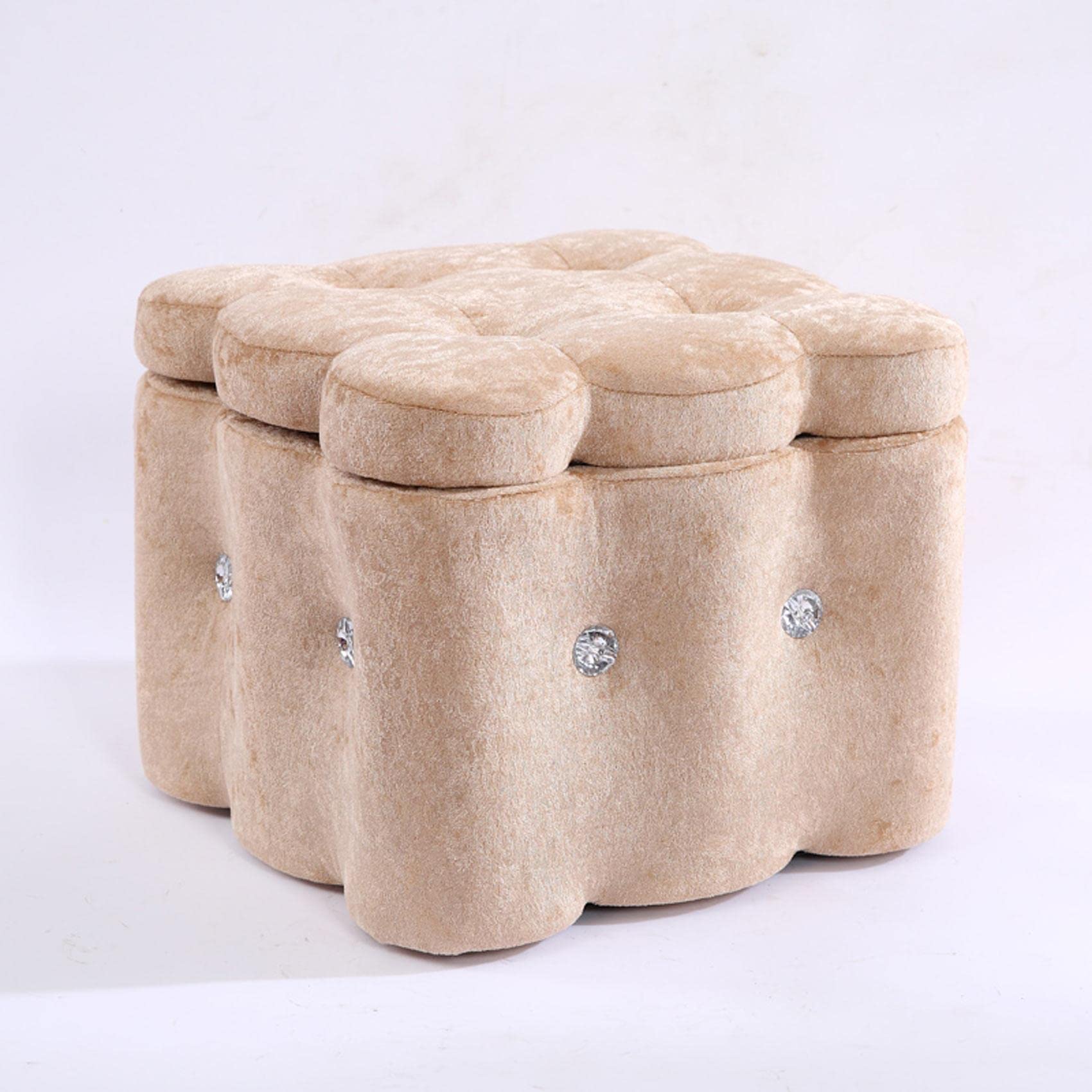 Poufs pour la Chambre à Coucher et Tabouret à Langer Cosy