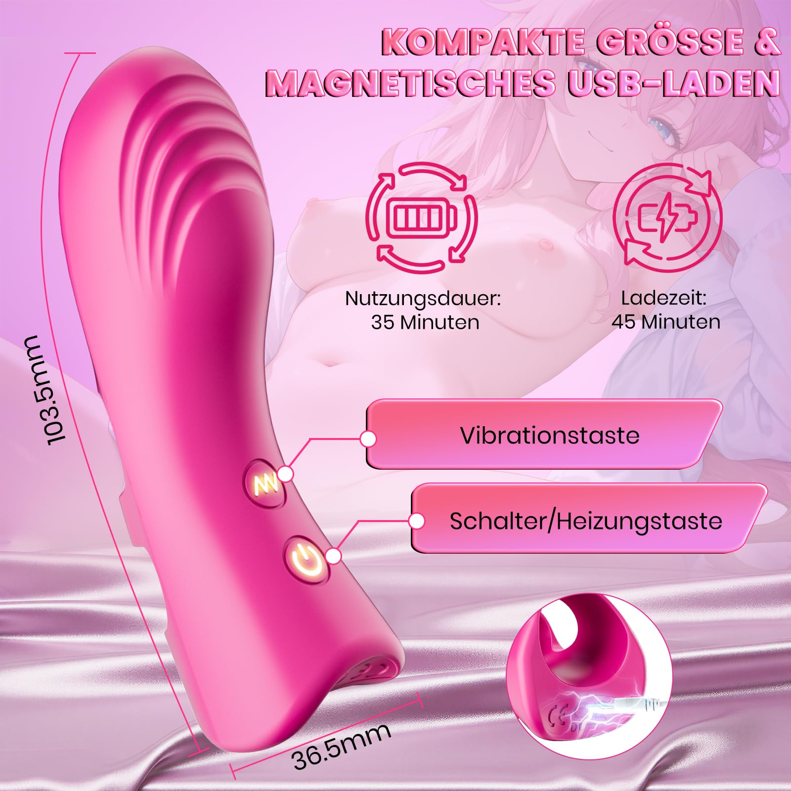 Fingervibrator APP Vibrator Sexspielzeug fr Paare Portable Sex Toys,  Vibration fr Frauen Vibratorensets fr frauen Klitoris G-punkt mit 10  Vibrationsmodi Sex Spielzeug fr die Frau : Amazon.de: Drogerie &  Krperpflege