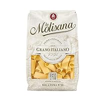 La Molisana, Rigatoni n. 31, Pasta da Solo Grano Italiano – Trafilata al Bronzo, Ruvida e Tenace con Eccellente Tenuta in Cottura – Confezione da 500 g