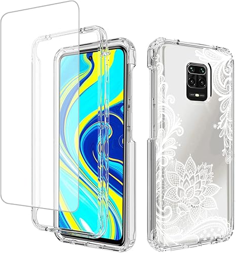 Miniatura 8 de Funda para Redmi Note 9 ProNote 9SRedmi Note 9 Pro MaxPoco M2 Pro con protector de pantalla de vidrio templado, cubierta protectora de cuerpo