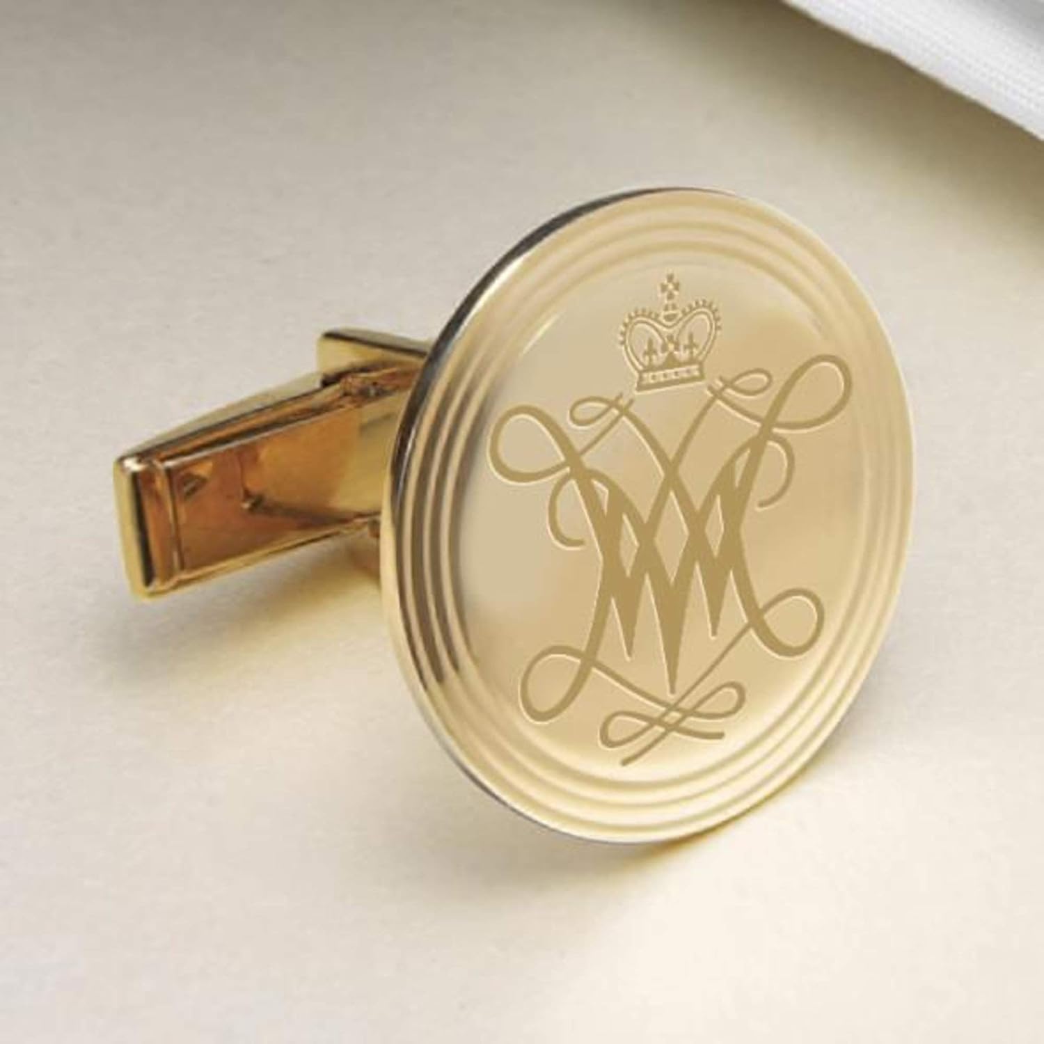 M. LA HART NCAA womens Gold Cufflinks