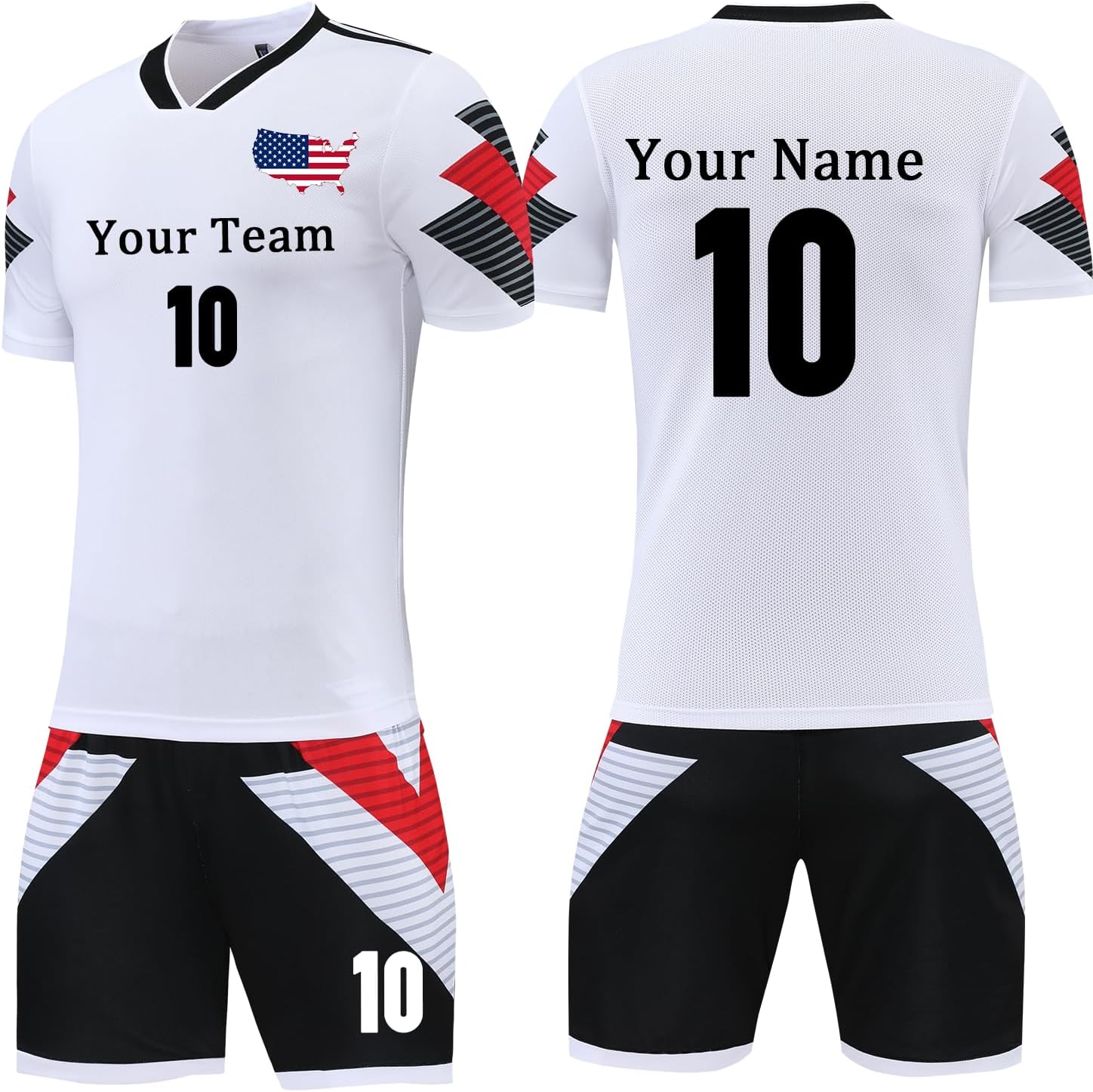 Custom Soccer Jersey for Men Women Personalized Soccer Uniforms for Kids/Adults with Name Number Team Logo