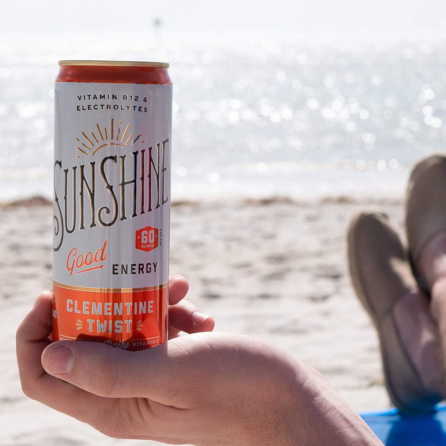 Buy Sunshine Sparkling Energy Drink, Clementine Twist, Vitamin C